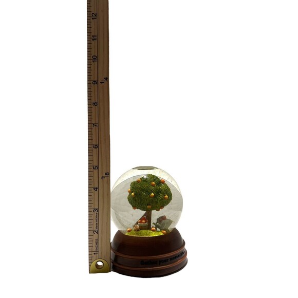 Marjolein Bastin Nature's Sketchbook Hallmark Fall Fruit Tree Glitter Snow Globe - Picture 14 of 14